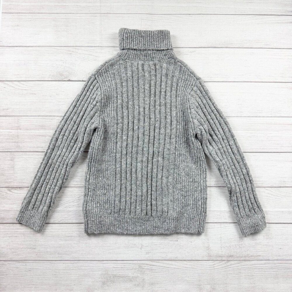 ZARA Solid Ribbed Soft Turtleneck Sweater - Picture 4 of 4